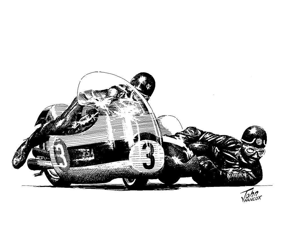 Sidecar Legends - Chris Vincent & Eric Bliss (BSA)