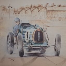 E Bugatti Type 51 at Brooklands