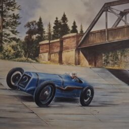 G P Delage at Brooklands