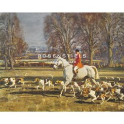 A November Morning (Horse and Hounds)