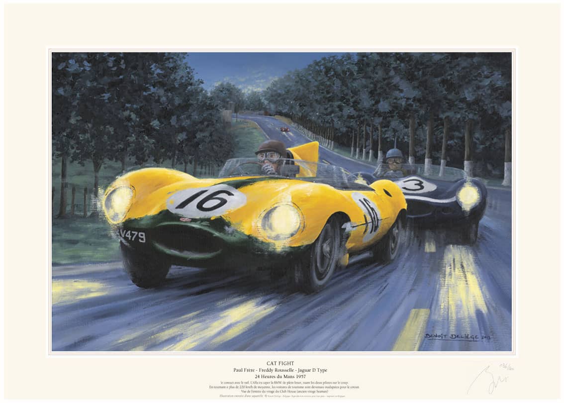 Cat Fight (Le Mans 1957 - Rousselle/Frere)