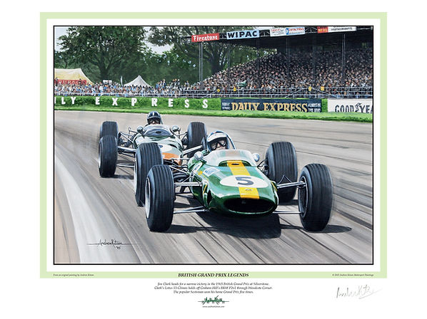 British Grand Prix Legends (Jim Clark, Graham Hill)