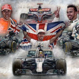 Four Times World Champion - Lewis Hamilton