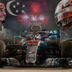 Victory At Singapore - Lewis Hamilton - Singapore 2018