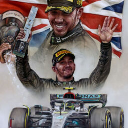 Silverstone Podium 2022 - Lewis Hamilton